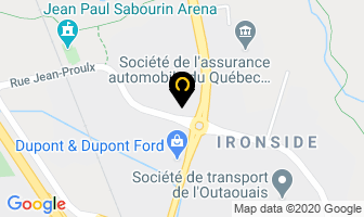 Hull Nissan in Gatineau map