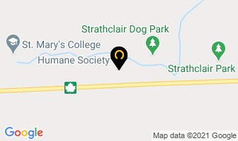 Humane Society in East Angus map