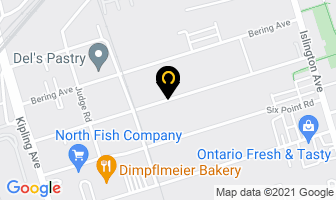 Humber Sports Inc Showroom in Toronto map