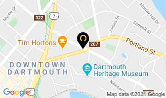 Humina Huminah Interactive in Dartmouth map
