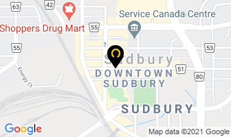 Huneault D Dr in Sudbury map
