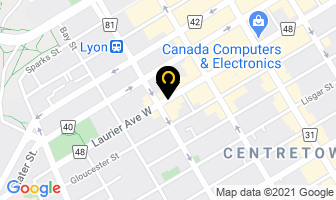 Hunt Investigations Ltd in Ottawa map