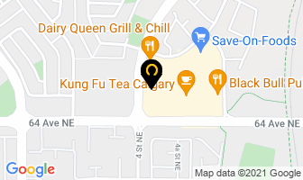 Hunterhorn Coin Laundry in Calgary map