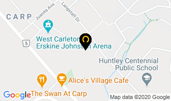 Huntley Curling Club in Guelph map