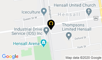 Huron Auto Body in Hensall map
