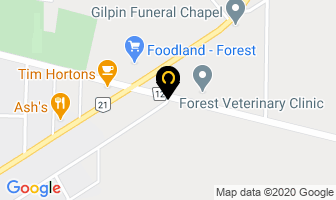 Huron Web Offset Printing in Lambton County map