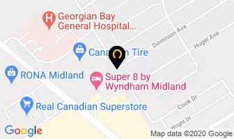 Huronia Dental Centre in St. Catharines map