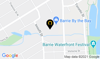Huronia District Soccer Association in Barrie map