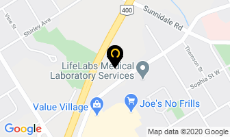 Huronia Oral Surgery Group in Barrie map
