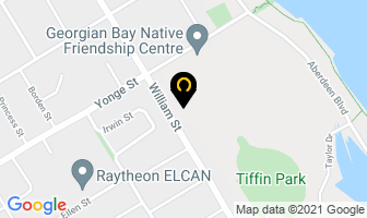 Hurons Gymnastic Club in St. Catharines map
