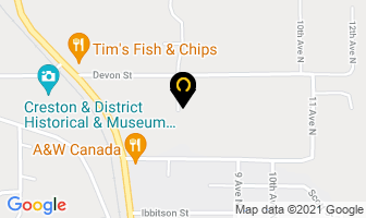 Husband Plumbing in Creston map
