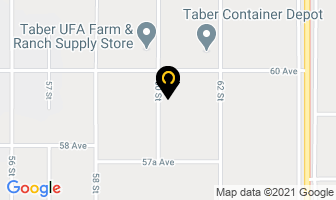 Husky Oil Operations Ltd in Taber map