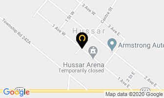 Hussar Curling Rink in Georgetown map