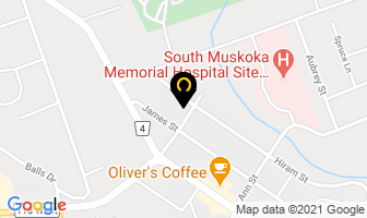 Hutcheson-Barnes Titles Ltd in Bracebridge map