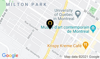 Hutchison Apartment in Montreal map