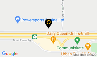 Hwy 1 Storage Inc in Regina map