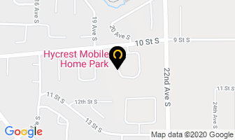 Hycrest Mobile Home Park in Cranbrook map