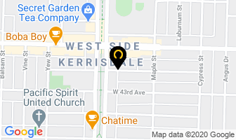 Hycroft Medical Clinic in Vancouver map