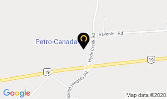 Hyde Creek Petro-Canada in Port Mcneill map