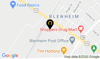 Hyland Seeds in Blenheim map