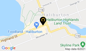Hyland Taxi in Haliburton map