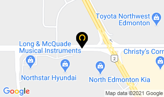 Hyundai-Northstar Hyundai in Edmonton map