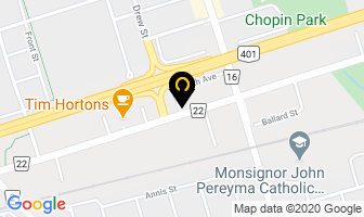 I A Auto Sales in Oshawa map