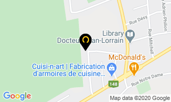 I B A in Gatineau map