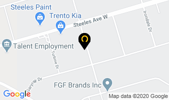I Metal Inc in Orillia map
