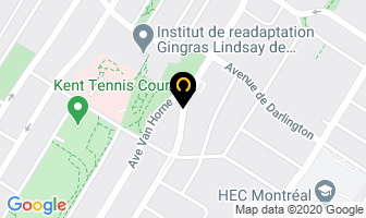 Ian Badgley in Montreal map
