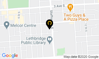 Ian Moxon Architect in Lethbridge map