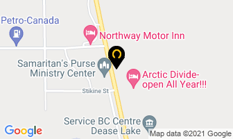 Icbc Driver Licensing Office (Service Bc) in Dease Lake map