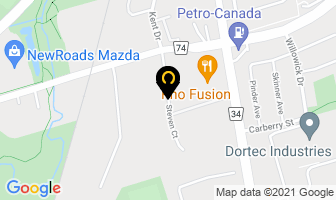 Icd Insurance in Newmarket map