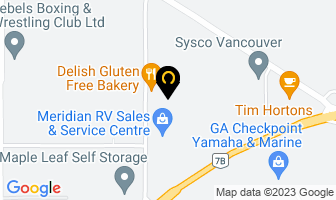 Ice Blue Steel Ltd. in Port Coquitlam map