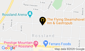 Idgie's Restaurante in Rossland map