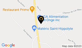 Iga Alimentation St-Onge Inc in Saint-hippolyte map