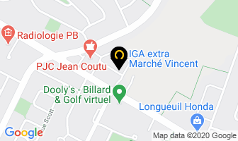 Iga Extra Marché Vincent Inc in Longueuil map