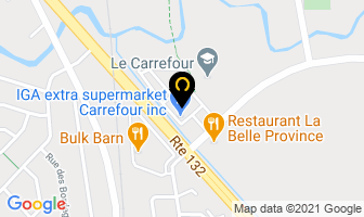 Iga Extra Supermarché Du Carrefour in Varennes map