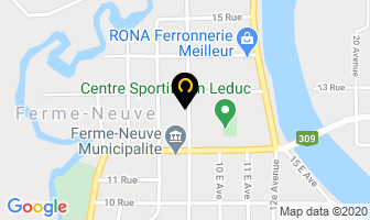 Iga Marche J Leblanc in Ferme-neuve map
