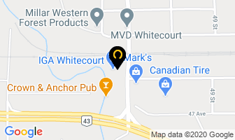 Iga Whitecourt in Kirkland map