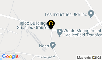 Igloo Building Supplies Group in Salaberry-de-Valleyfield map