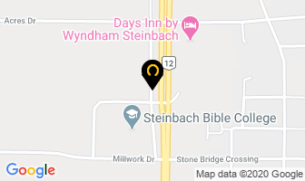 Ike's Auto Sales in Steinbach map