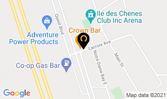 Ile Des Chenes Motor Hotel in Ile des Chênes map