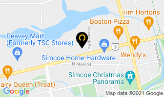 Image Hair Studio in Simcoe map