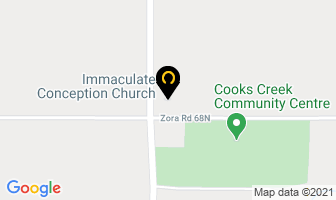 Immaculate Conception Church in 150 Mile House map