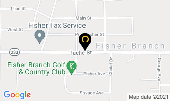 Immaculate Conception Parish in Fisher Branch map