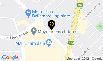 Immovex Inc in Brossard map