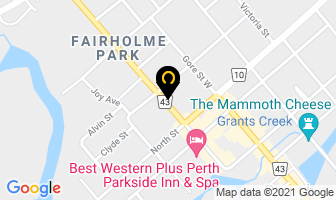 Imperial Tavern in Perth map