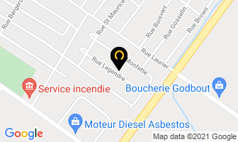 Impression Des Sources in Asbestos map