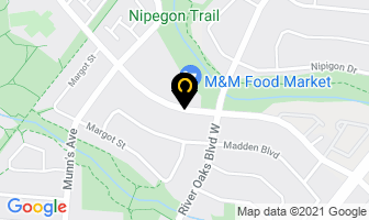 Impression Hair Salon in Oakville map